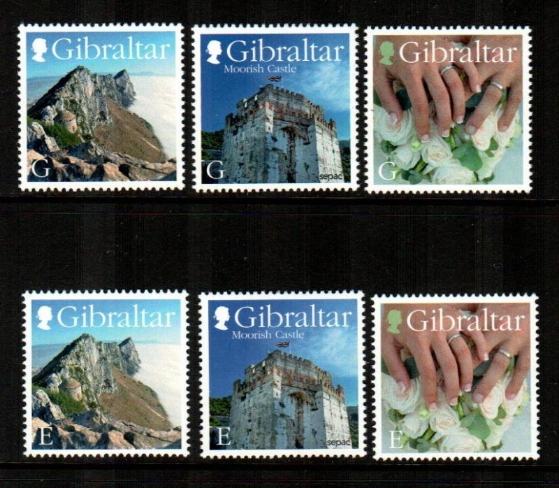 Gibraltar #1527-1532  MNH  Scott $8.85