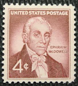 US #1138 MNH Single, Dr. E. McDowell SCV $.20 L10