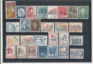 D397011 Denmark Nice selection of VFU Used stamps