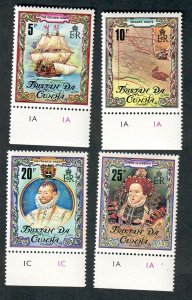 Tristan da Cunha #278 - 281 set of MNH singles