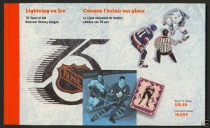 Canada 1443a,4a,5a Booklet MNH Ice Hockey, Sports