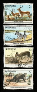 Botswana #405-408 used