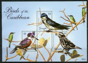 GRENADA  BIRDS OF THE CARIBBEAN  SHEET II  MINT NH   