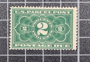 Scott JQ2 - 2 Cents Parcel Postage Due - OG MH - Nice Stamp - SCV - $65.00