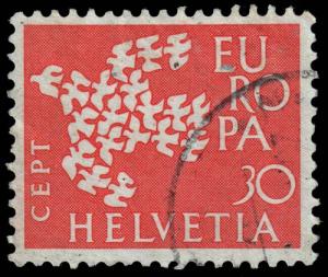 Switzerland - Scott 410 - Used - Dirty Appearance