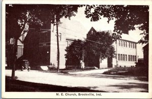 Vintage PPC - M.E. Church, Brookville, IND - F18631