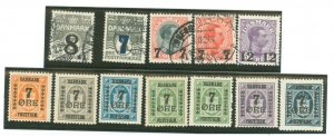 Denmark #163/181-191 Used Single (Complete Set)