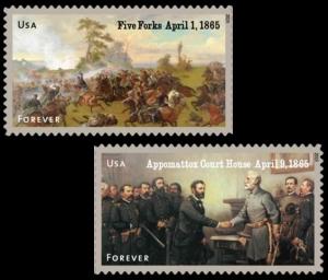 US 4980-4981 Civil War 1865 F set MNH 2015