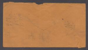 **CSA Cover, SC# 1 Tied by Blue CDS, Lynchburg, VA, 4/9/1861,2 