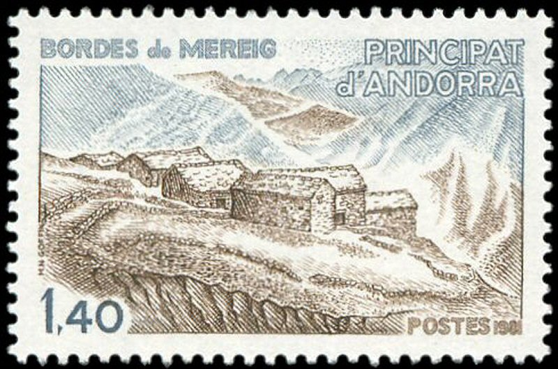 French Andorra 1981 #285 MNH. Architecture