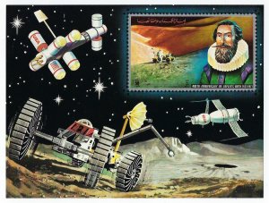 Ajman Minkus Block 361 - Johannes Kepler souvenir sheet