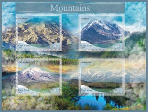 Stamps Mountains 1+1 sheets perforated MNH** 2017 year