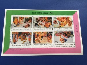 Bernera Island Scotland Year of the Tiger 1998  MNH Stamps Sheet  R45418