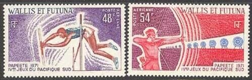 Wallis & Futuna 1971 Pacific Games set Sc# 175/C38 NH