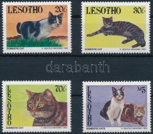 Lesotho stamp Cats set MNH 1993 Mi 1066-1069 Animals WS234514