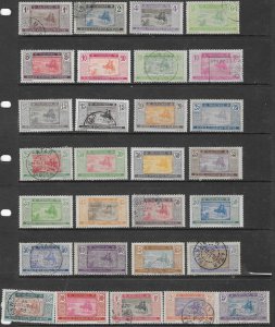 Mauritania #18-54  Issues of 1913-1938 * (MH&U) CV $35.00