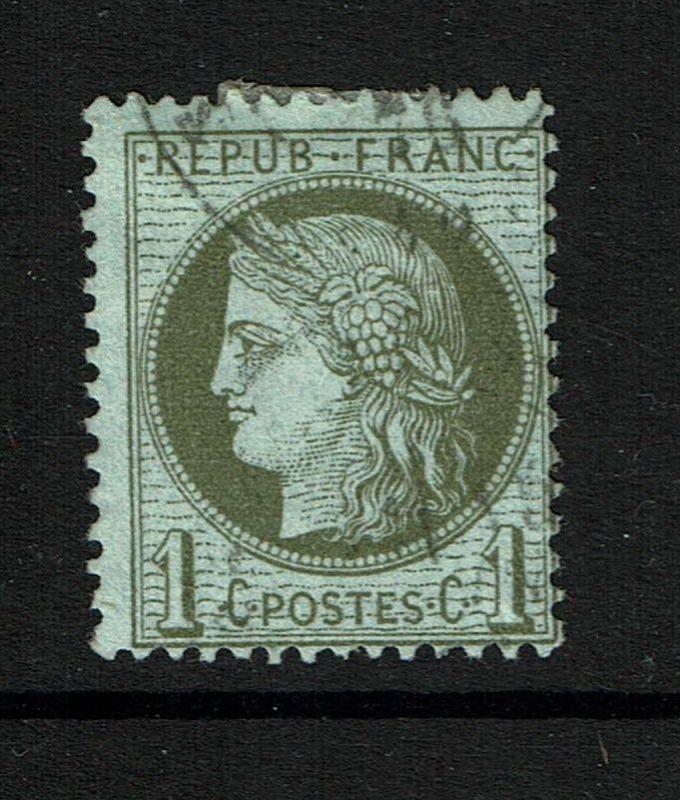 France SC# 50, Used, Hinge Remnant - Lot 072617