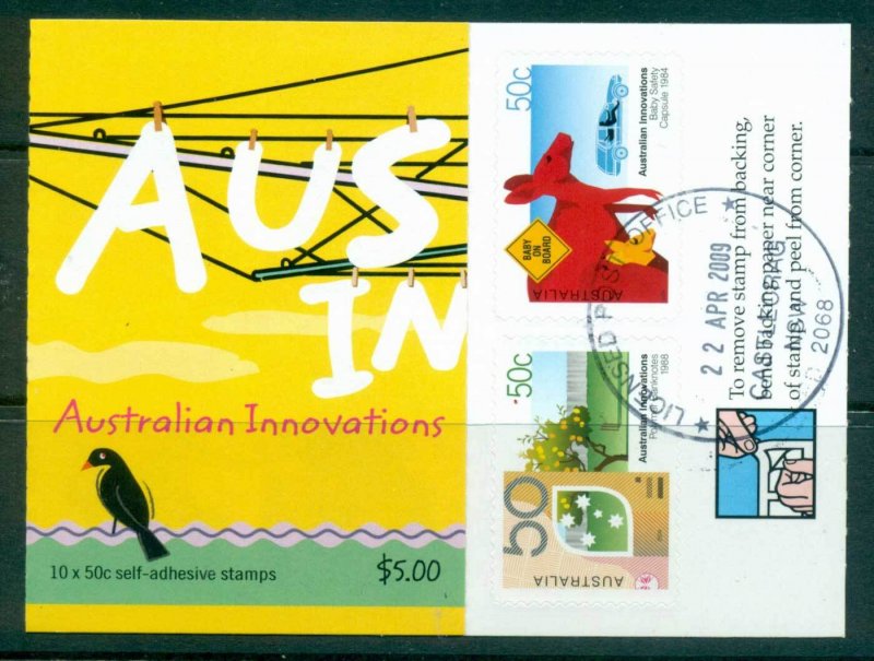 Australia 2004 $5.00 Australian Innovations B262 Philatelic Booklet FU (Castl...