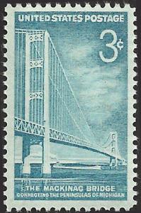 # 1109 MINT NEVER HINGED MACKINAC BRIDGE