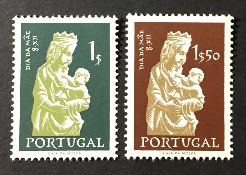 Portugal 1956 #822-3, MNH,  CV $3.75