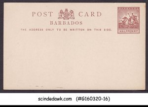 BARBADOS - HALF PENNY POSTCARD - MINT POSTAL STATIONERY