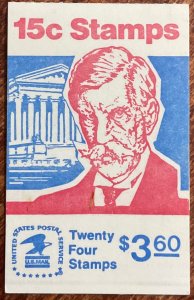 US #BK117a MNH Booklet of 24 Oliver Wendell Holmes SCV $8.00 L42