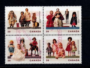 Canada 1990  -  Dolls    - VF-Used  Block  # 1277a
