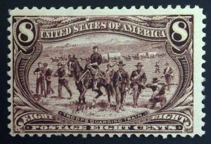 Scott #289 - F/VF - 8c Violet Brown - Trans-Mississippi Expo - OG - 1898