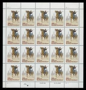 SCOTT  2818  BUFFALO SOLDIERS  29¢  SHEET OF 20  MNH