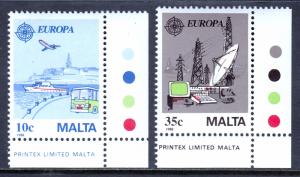 Malta - Scott #718-719 - MNH - SCV $3.05