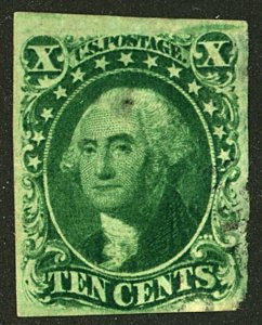 U.S. #15 MINT NG CENTER THIN