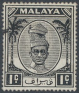 Perak  Malaya  SC#  105 Used  see details & scans
