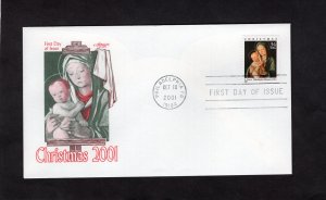 3536 Christmas, FDC Artmaster