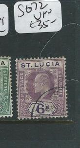 ST LUCIA (P0408B) KE 6D SG72   VFU