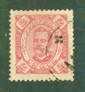 PORTUGUESE INDIA 186a USED CV $13.50 BIN $6.50