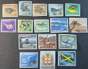 JAMAICA # 217-232-MINT/HINGED---COMPLETE SET---1990(LOTB)