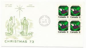 Canada First day cover #626, Christmas