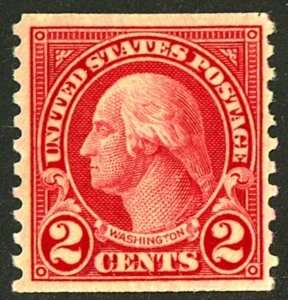 U.S. #599 MINT OG HR