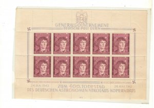 POLAND  NB27   MNH   full sheet