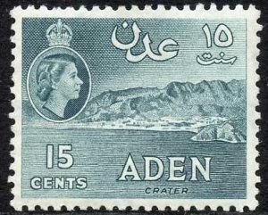 Aden SG53 15c Greenish Grey U/M 