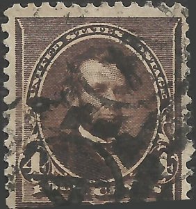 # 222 Dark Brown Double or shifted Transfer Used Abraham Lincoln