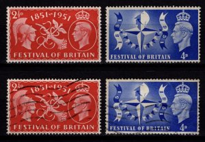 Great Britain 1951 Festival of Britain, Set [Unused/Used]