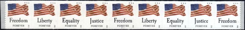 #4637-40, PNC-9.  \Four Flags\  MNH.  Forever