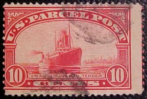 US  #Q6 10c Parcel Post Used 