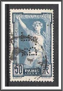 France #201 Olympic Games Perfin Used