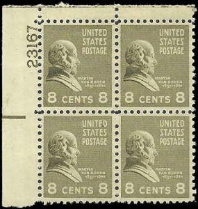 US - 813 - MNH - Plate Block - SCV-2.25