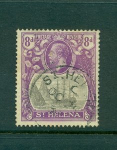 St. Helena - Sc# 86. 1922 GeoV 8p Used. $8.50.