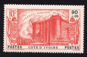 Ivory Coast Scott #B3-B7 Stamps - Mint Set