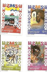 Faroe Islands 270-73 MNH