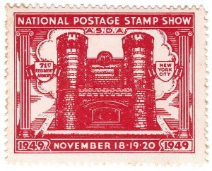 (I.B) US Cinderella : ASDA National Postage Stamp Show (New York 1949)